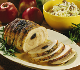 Rullesteg med sennepssauce og coleslaw