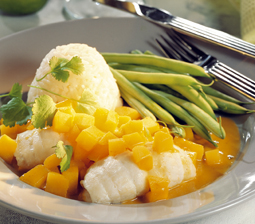 Rødtungefilet med mango
