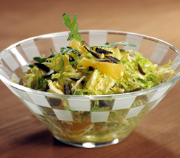 Rosenkålssalat med appelsindressing
