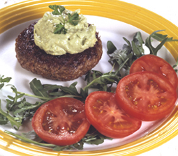 Hakkebøf med avocadomos