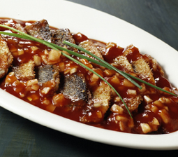 Stegte sild i tomatmarinade