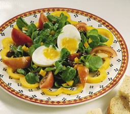 Peberfrugtsalat med appensindressing