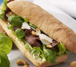 Lækker bresolasandwich