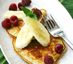 Yoghurtis med banan
