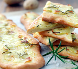 Skønne tynde sprøde kartoffelbrød