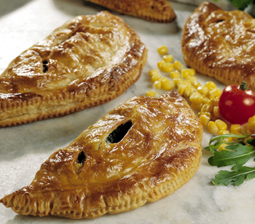 Butterdejspakker med oksekød og spinat