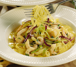 Pasta med skaldyr